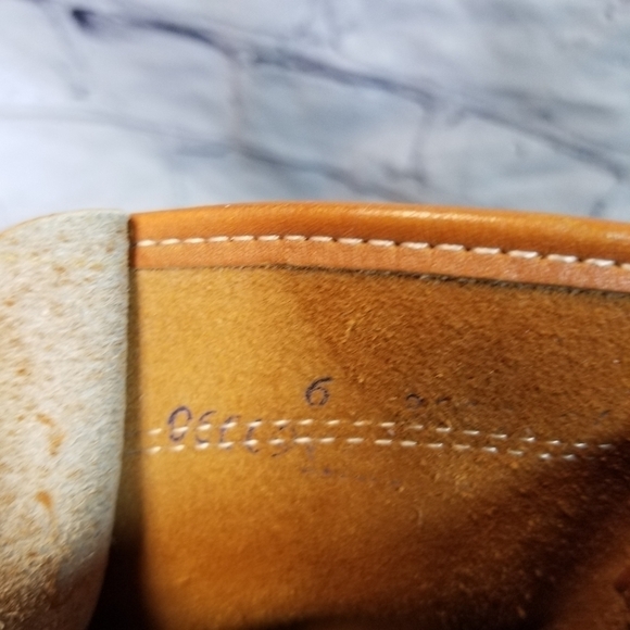 LL BEAN Boots blue rubber leather 6 - Picture 13 of 13